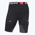 Herren CCM Ribano Compresion SR Hockey-Shorts mit Hosenträger schwarz 2