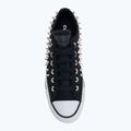 Chuck Taylor All Star Studded schwarz/silbern/weiß Kinderturnschuhe 5