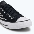 Chuck Taylor All Star Studded schwarz/silbern/weiß Kinderturnschuhe 7