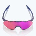 Sonnenbrille 100% Hypercraft XS satin storm metallic/purple mirror 3