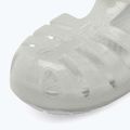 Crocs Isabella Glitter silberne Glitzersandalen für Kinder 7