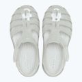 Crocs Isabella Glitter silberne Glitzersandalen für Kinder 8