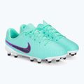 Nike Jr Legend 10 Academy FG/MG Kinder Fußballschuhe hyper türkis/fuchsia dream/schwarz 4