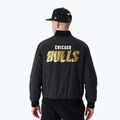 Herren New Era NBA Script BP Bomber Chicago Bulls Jacke schwarz 2