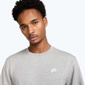 Herren-Sweatshirt Nike Club French Terry Crew dark grey heather/white 4
