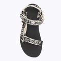 Teva Midform Universal Damen Sandalen neon floral schwarz / weiß 5