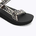 Teva Midform Universal Damen Sandalen neon floral schwarz / weiß 7