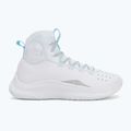 Under Armour CURRY 4 FLOTRO Basketball Schuhe weiß/stream/metallic silber 2
