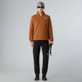 Fleece Hoodie Sweatshirt Herren The North Face Glacier Fleece 1/4 Zip burnt umber 2