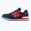 Sneaker New Balance Classic 574's V1 navy/red/white 10
