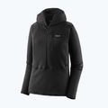Damen Softshelljacke Patagonia R1 Hybrid Pullover Hoody schwarz 3