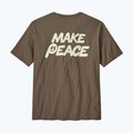 Herren Patagonia Balance Bio-Friedenssamen / Marlow braun t-shirt 2