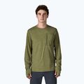 Longsleeve Herren Patagonia Capilene Cool Sun caper green/buckhorn green x-dye