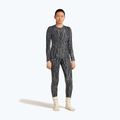 Damen Trekking-Longsleeve Icebreaker Merino 260 Tech Vertex Crewe Delta Lines AOP black/snow/j 2
