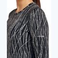 Damen Trekking-Longsleeve Icebreaker Merino 260 Tech Vertex Crewe Delta Lines AOP black/snow/j 6