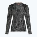 Damen Trekking-Longsleeve Icebreaker Merino 260 Tech Vertex Crewe Delta Lines AOP black/snow/j 7