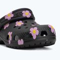 Schlappen Kinder Crocs Classic Flower 212671 black 8