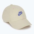 Basecap Nike Club Unstructured Futura Wash light khaki/sapphire