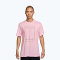 Herren T-Shirt Nike Court Heritage pink foam