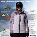 Damen-Skijacke Columbia Highland Summit III Insulated lavender pearl/shale purple 13