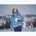 Damen Daunenjacke Columbia Amaze Puff Hooded Everblue High Shine 16