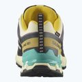 Damen Laufschuhe Salomon XA PRO 3D V9 GTX transparent gelb/schwarz/wasserfall 10