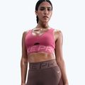 Damen-Shorts Nike Pro Sculpt High Waisted 5" Biker tattoo/burgundy crush/white 4