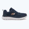 Herren Schuhe SKECHERS Burns Agoura navy/orange 2