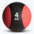 Medizinball Sveltus Medicine Ball Rubber 4 kg red/ black 2