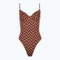 Einteiliger Badeanzug für Damen Billabong Cross Step brick