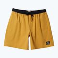 Herren Quiksilver Original Straight 17 senffarbene Badeshorts 5