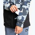 Snowboardjacke Kinder Quiksilver Mission Printed Block puzzle camo ice flow 6
