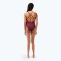 Lacoste Damen einteiliger Badeanzug MF7264 Penumbra / Alizarin / rot 4