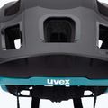 UVEX Fahrradhelm React schwarz/teal matt 7