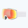 Skibrille UVEX Victorious S FM white matt/mirror orange 5