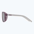 Kinder-Sonnenbrille UVEX Cosmic Jr cranberry/grey matt/mirror silver 5