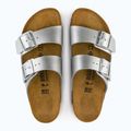 Slides Schlappen  Damen BIRKENSTOCK Arizona BF Narrow silver 8