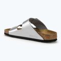 Slides Schlappen  Damen BIRKENSTOCK Arizona BF Narrow silver 2