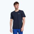Herren-Trekking-T-Shirt Salewa Alpine Hemp Logo navy blau 00-0000028132