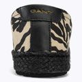 GANT Damen Schuhe Raffiaville trocken sand/schwarz 6