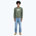 Alpha Industries Herren Basic Sweatshirt dunkel oliv 2