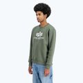 Alpha Industries Herren Basic Sweatshirt dunkel oliv 4