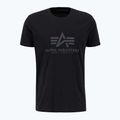 Alpha Industries Herren Basic Regenbogen Reflektierendes T-Shirt schwarz 3