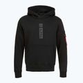 Herren Alpha Industries Puff Print Hoodie schwarz 6