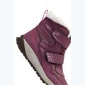 Kinderschuhe Jack Wolfskin Polar Bear-B Texapore Mid Vc raisin 8