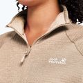 Fleecejacke für Damen Jack Wolfskin Anytrail Full Zip oat 4