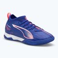 Fußballschuhe Kinder PUMA Ultra 5 Match It + Mid Jr lapis lazuli/puma white/sunset glow