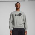 Hoodie Sweatshirt Herren PUMA ESS No. 1 Logo Crew TR medium gray heather 3