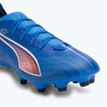 PUMA Herren Fußballschuhe Ultra 6 Match FG/AG ultra blau/puma weiß/glühend rot 7