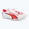 Herren PUMA Ultra Play MXSG Fußballschuhe puma weiß/puma schwarz/feuerorchidee 4